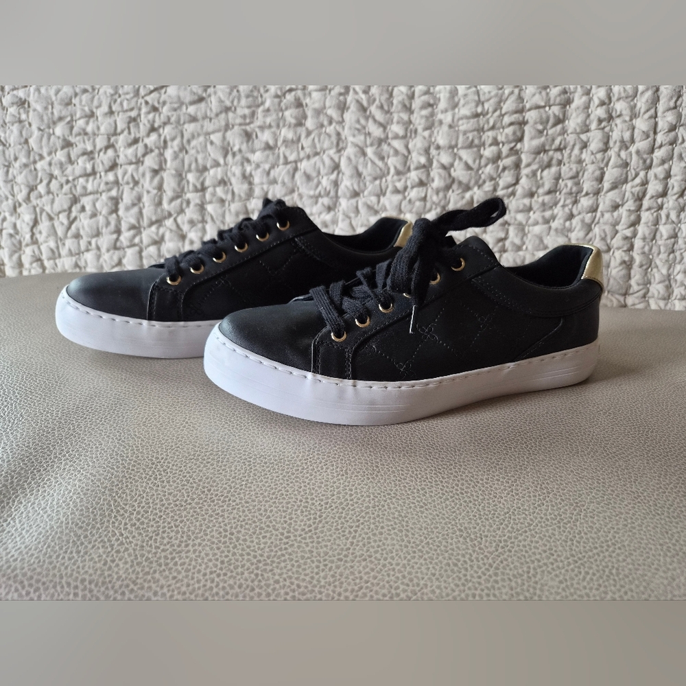 Black And  Gold Sneakers 10
